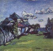 Vasily Kandinsky Suburbs of Moscow oil